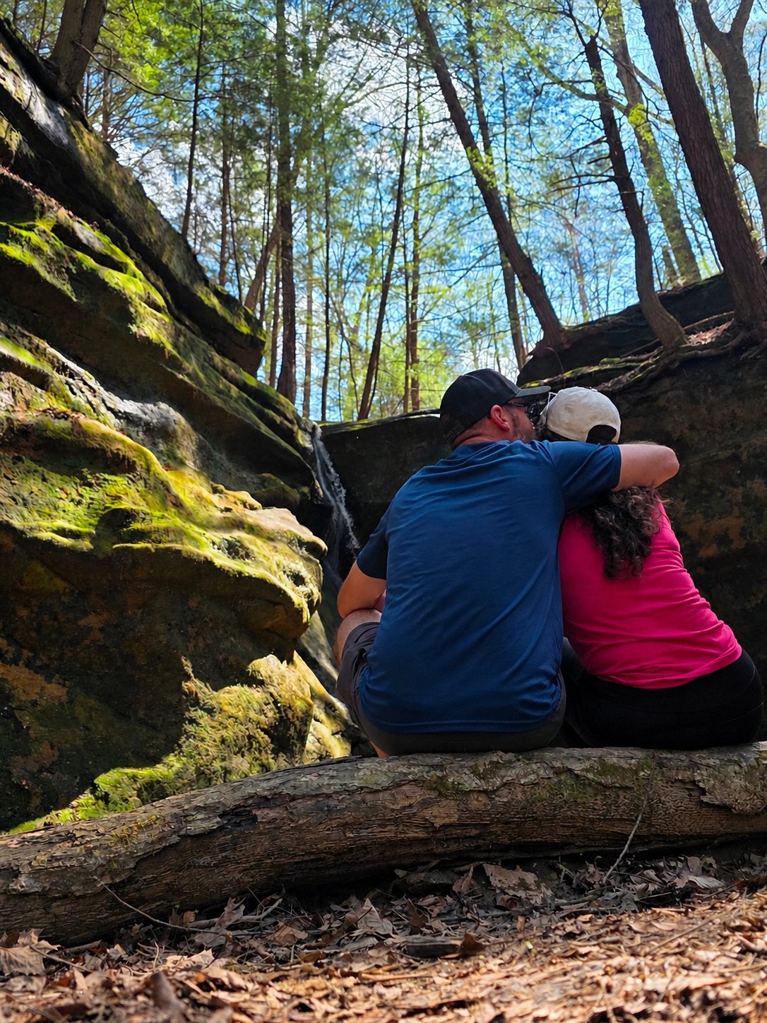 Kari and James in the Hocking Hills